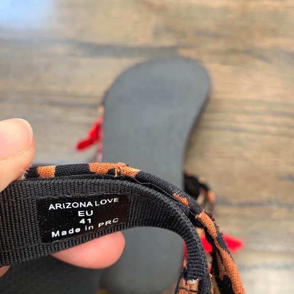 Arizona Love Trekky Sandal - Leo print/red bandanna - size 41 - Picture 9 of 10